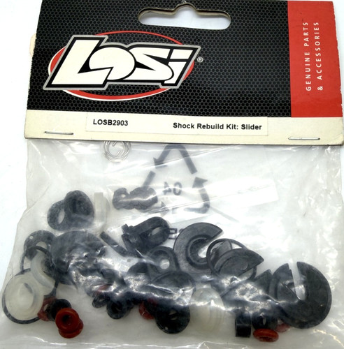 Shock rebuild kit slider - kit:,