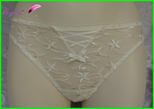 String miriale écru crème - string,