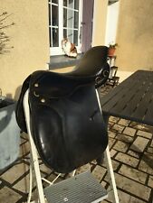 selle mixte 16,5pouces noire cuir 