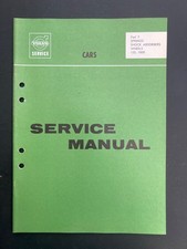 Volvo P1800 P1800S P120 Series Springs Shocks Service Manual 1956 - 1969
