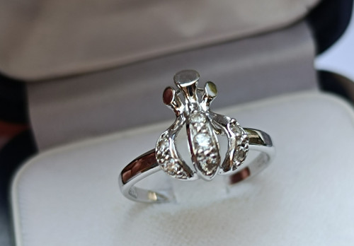 Blanc bague femme - femme, 18k
