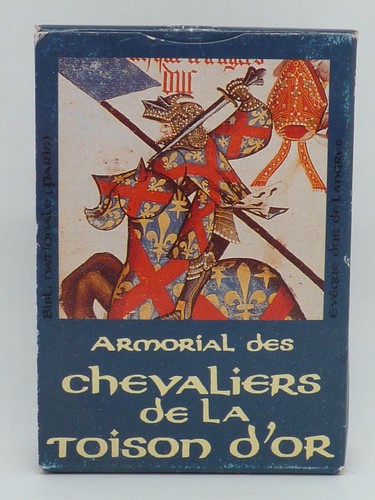 Jeu cartes armorial - jeu, de