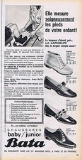 PUBLICITE ADVERTISING 015 1967 BATA chaussures baby/junior