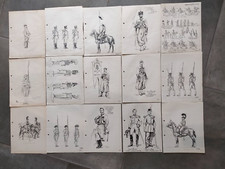 60 SCFH Military Uniform Boards No. 16 to 76 Before 1953