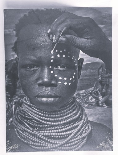 Cadre tableau toile africain - tableau,