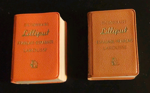 Lot dictionnaires miniatures - lot,