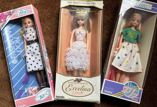 Rare takara barbie flora et - rare,