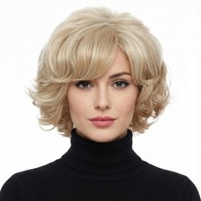 Perruques blondes courtes