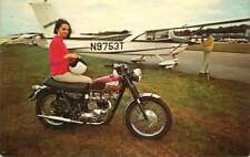 Advertising Postcard 1967 Triumph Bonneville Motorcycle