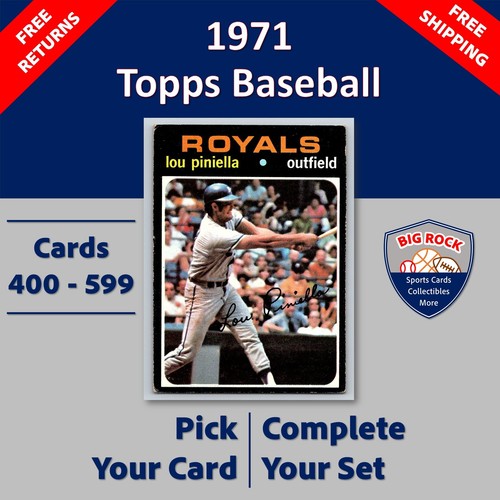 1971 topps baseball cards 400 - topps, #400
