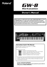 Roland GW-8 Owners Manual User