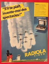 Press Ad: 20VR20 RADIOLA VIDEO VCR 1981