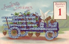 CPA Fantaisie Relief SOUHAITS