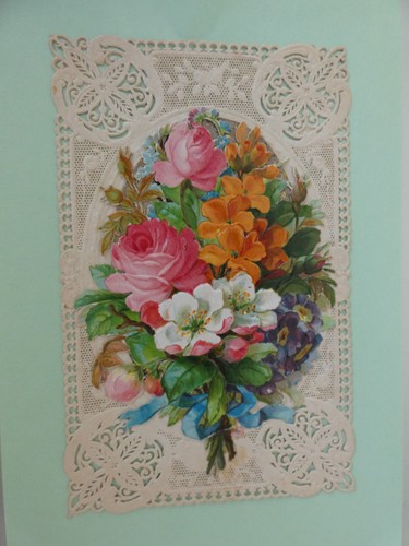 Pious image floral flap lace - image,