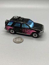 Matchbox Isuzu Rodeo Black Pink - blue Windows white Interior Version RARE MINT