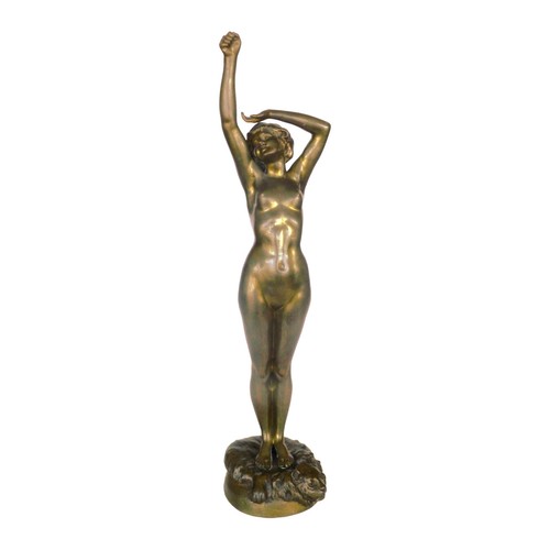 Bronze sculpture nude - sculpture, woman