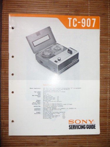 Manuel service pour sony - service,