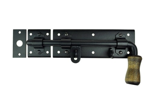 Verrou portail 270mm noir - portail,