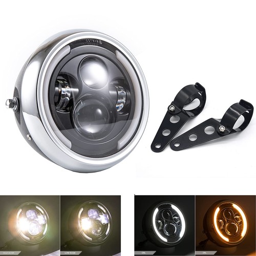 Phare moto pouces led - 7,5,