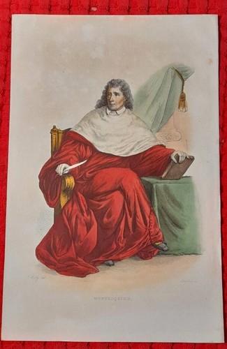 Gravure aquaréllée xixè - gravure,