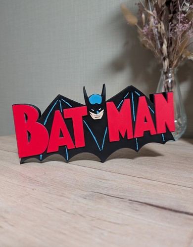 Plaque batman logo - plaque,
