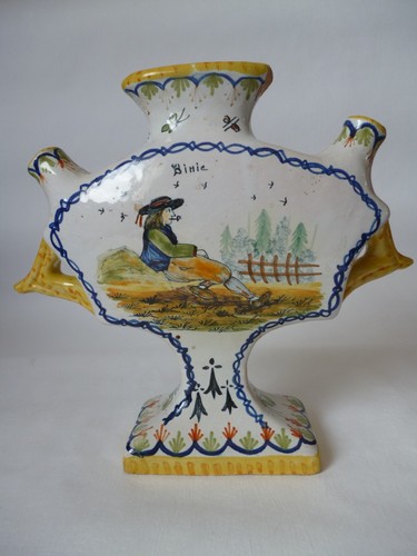 Bouquetiere faience de - faience,