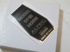 ALTEC 511B  Loudspeaker Driver Horn  "DECAL"  BEST MADE New!