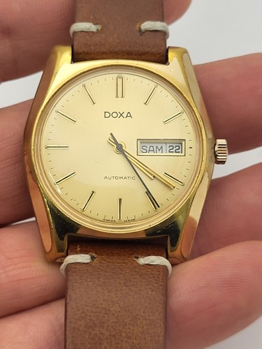 Doxa automatic day date watch - date,