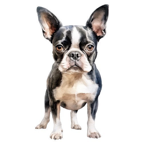 Autocollant xxl boston terrier - autocollant,