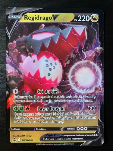 Carte pokémon regidrago - regidrago, v