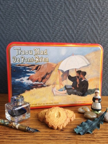 Boîte biscuits métal - boîte, à