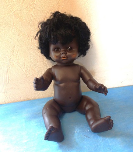 Rare ancienne poupée - ancienne, noire