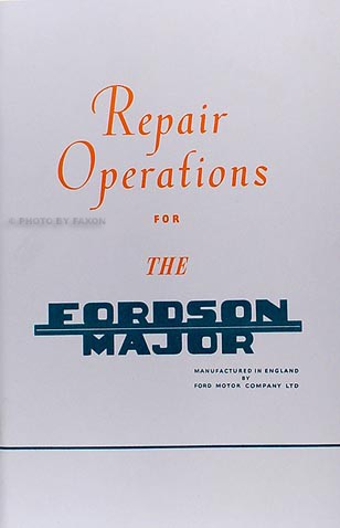 Fordson major tractor repair - fordson,