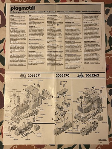 Notice originale train - originale,
