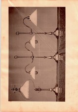 Lot of 9 Catalog Documents Chandeliers, Applique Lights, Bedside Lamps