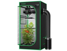 VIVOSUN GIY tente pour la culture des plantes, kit complet, lampes 100 W, PET