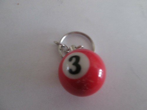 Porte clé boule billard 25 - boule, de