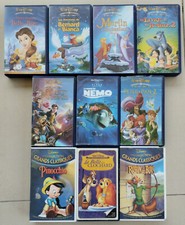 Lot de 10 Cassettes Vidéos K7