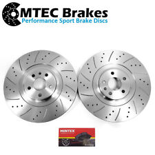 Audi SQ5 3.0 Bitdi 12-17 Perforé Rainuré Frein Avant Disques & Mintex Pads 380mm