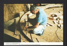 PLOUGASNOU (29) CRAFTSMAN CARPENTER making a MILL WHEEL, in 1994