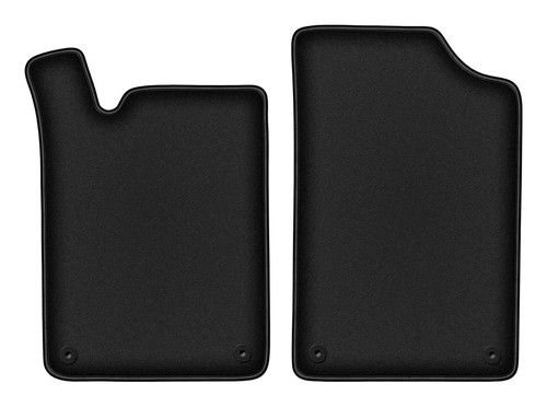 Tapis avant velours noirs