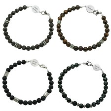 Bracelet Personnalisé pour Homme Ou Garçon, Gravé Cadeau En Spécial Boîte, Perlé