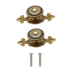 2Pcs Vintage Métal Finir