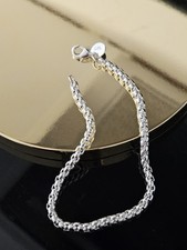 Bracelet Serpent  En Argent