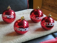 4 Christmas Balls / Christmas Balls / Boules de Noel Daihatsu