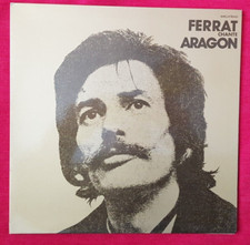 JEAN FERRAT  chante LOUIS ARAGON  DISQUE Vinyle 33 Tours 1971 BARCLAY  80443