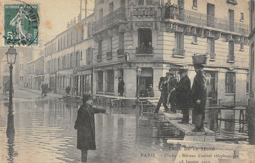 Cpa paris xvie - 75, inondations