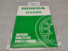 Manuel additionnel d'atelier NX250 L Edition 1989 HONDA 67KW300Y