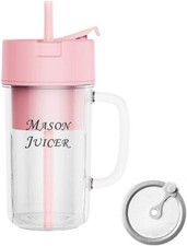 X Mixeur Électrique Portable Tasse Verre Paille Hache Frappé Cir