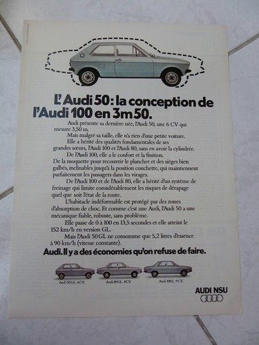 Publicité audi gl - 50,